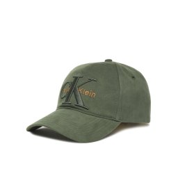 Calvin Klein Шапка с козирка Large Monologo LV04D5039G Зелен