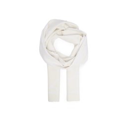 Calvin Klein Зимен шал Emblem Aop Jcq Fine Rib Scarf LV04D8051G Бял