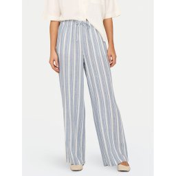 ONLY Текстилни панталони Caro 15291807 Светлосиньо Loose Fit
