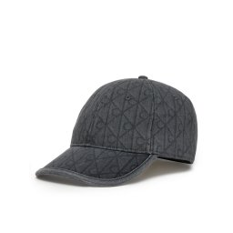 Calvin Klein Шапка с козирка Denim Emblem Burnout LV04D5048G Сив