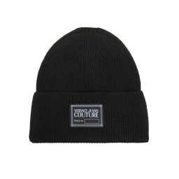 Versace Jeans Couture Шапка Big Beanie 79YAZK50 Черен