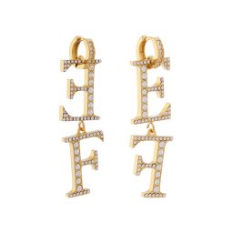 Elisabetta Franchi Обици OR-17K-52E2-V260 Златист