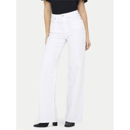 ONLY Дънки Madison 15310632 Бял Wide Leg