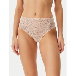 Chantelle Класически бикини с висока талия Soft Stretch C11DC9 Бежов