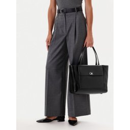 Calvin Klein Дамска чанта Ck Re-Lock Medium Shopper LV04F3223G Черен