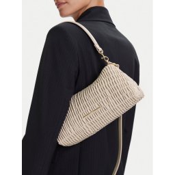 Calvin Klein Дамска чанта Ruched Drop Shoulder Bag LV04K3088G Бежов