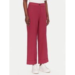 ONLY Текстилни панталони Casey 15338822 Виолетов Cropped Fit