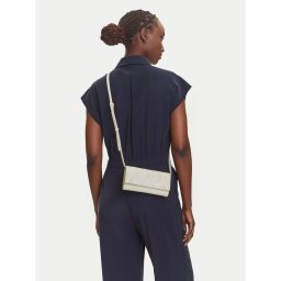 Calvin Klein Дамска чанта Ck Woven Convertible Wallet Bag K60K612970 Бял