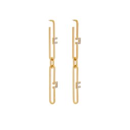 Elisabetta Franchi Обици OR-12M-52E2-V260 Златист