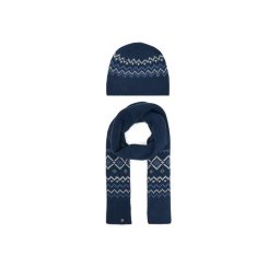 Guess Комплект шал и шапка W5PZ18 Z3LQ0 Тъмносин