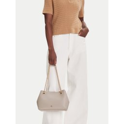 Calvin Klein Дамска чанта Minimal Monogram Shoulde LV04F3205G Бежов