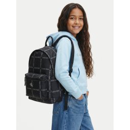 Calvin Klein Jeans Раница City Grid Aop IU0IU00711 Черен