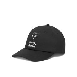 Juicy Couture Шапка с козирка Peace Love And Juicy JCAWH225703 Черен