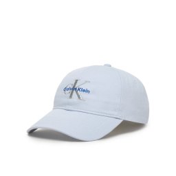 Calvin Klein Шапка с козирка Monologo Embroidery Baseball Hat LV04K5026G Светлосиньо