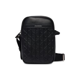 Calvin Klein Мъжка чантичка Emblem Aop Emboss Slim Reporter LV04D3228G Черен