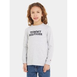 Tommy Hilfiger Блуза KB0KB08554 S Сив Regular Fit