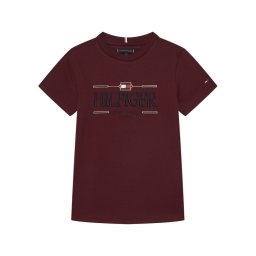 Tommy Hilfiger Тишърт Icons KB0KB10360 Бордо Regular Fit