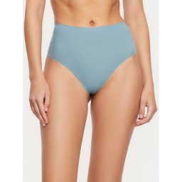 Chantelle Бикини тип бразилиана с висока талия Soft Stretch C10690 Сив