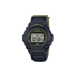 Casio Часовник W-219HB-3AVEF Черен
