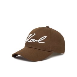 KARL LAGERFELD Шапка с козирка B1W33009 Кафяв