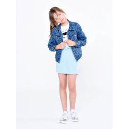 Karl Lagerfeld Kids Дънково яке Z26101 D Тъмносин Regular Fit