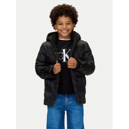 Calvin Klein Jeans Зимно яке IB0IB02570 Черен Regular Fit
