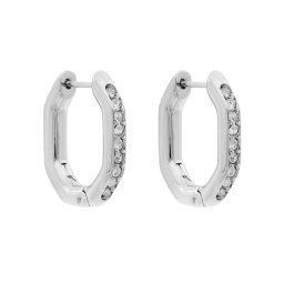 Swarovski Обици Dextera Octagon 5724585 Сребрист