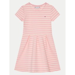 Tommy Hilfiger Ежедневна рокля KG0KG08339 S Розов Slim Fit