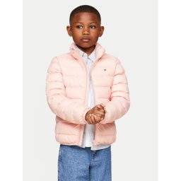 Tommy Hilfiger Пухено яке KS0KS00568 Розов Regular Fit