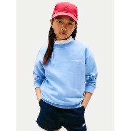 Tommy Hilfiger Суитшърт KS0KS00640 Светлосиньо Regular Fit