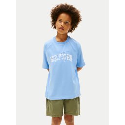 Tommy Hilfiger Тишърт KB0KB09726 Син Regular Fit