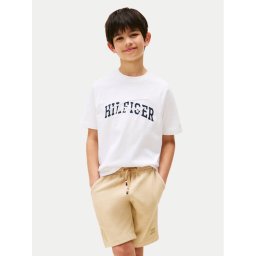 Tommy Hilfiger Тишърт KB0KB09726 Бял Regular Fit