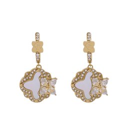 Guess Обици JUBE05 583JW Златист