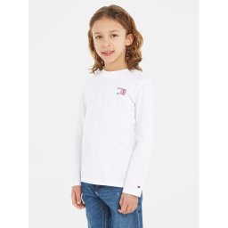 Tommy Hilfiger Блуза KB0KB08627 S Бял Regular Fit