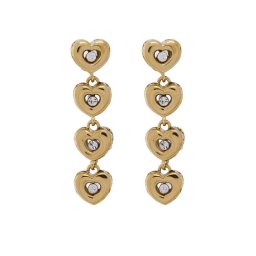 Guess Обици JUBE05 473JW Златист