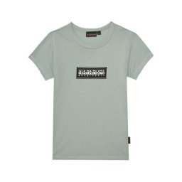 Napapijri Тишърт Chamois NP0A4ILE D Зелен Regular Fit