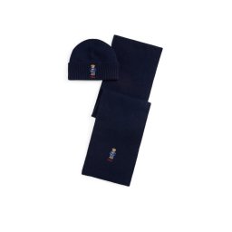 Polo Ralph Lauren Комплект шал и шапка 449P02050002 Тъмносин