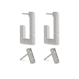 Calvin Klein Обици 35000459 Сребрист