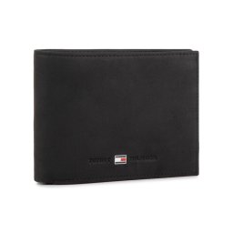 Tommy Hilfiger Портфейл Johnson Cc Flap And Coin Pocket AM0AM00660/82566 Черен