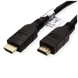 Кабел Value 14.99.3453, от HDMI(м) към HDMI(м), 20m, черен