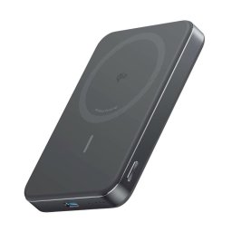 Външна батерия/power bank/ Anker MagGo Qi2, 10 000mAh, черена, 1xUSB-C / 1xUSB-A портове, 15W, Active Shield 2.0, MagSafe зареждане