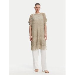Liu Jo Beachwear Плажна рокля VA5166 MA70D Златист Relaxed Fit