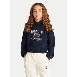 Tommy Hilfiger Суитшърт KG0KG08558 D Тъмносин Regular Fit