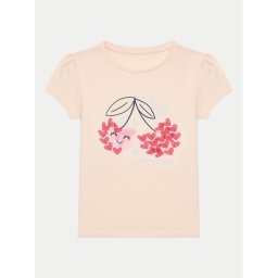 Guess Тишърт K5GI03 K6YW4 Розов Regular Fit