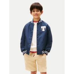 Tommy Hilfiger Яке бомбър KB0KB09740 Тъмносин Relaxed Fit