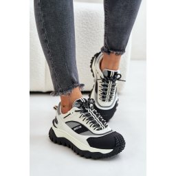 BIG STAR SHOES Кожени дамски маратонки на платформа Big Star