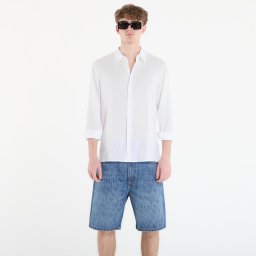 Риза Calvin Klein Ls Solid Linen Classic Shirt White L