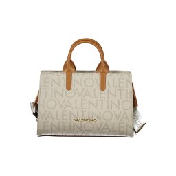 Бежова чанта за през рамо Valentino