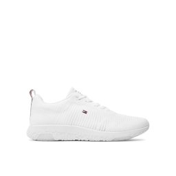 Tommy Hilfiger Сникърси Corporate Knit Rib Runner FM0FM02838 Бял