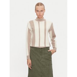 Vero Moda Пуловер Gold New Art 10311357 Бежов Regular Fit